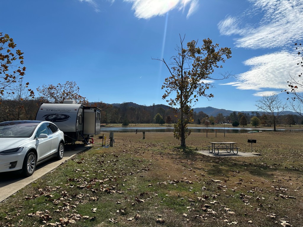 Indian Mountain State Park in Jellico, Tennessee. Picture by Happy Vegan Campers.