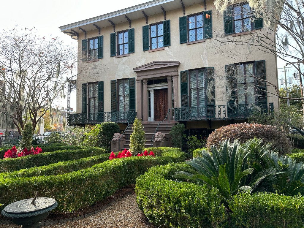 Childhood home of the founder of Girl Scouts in Savannah, Georgia. Picture by Happy Vegan Campers.