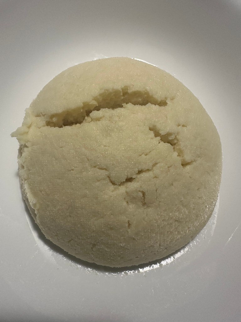 Okara (soy bean pulp) left over from making soy milk.Picture by Happy Vegan Campers.