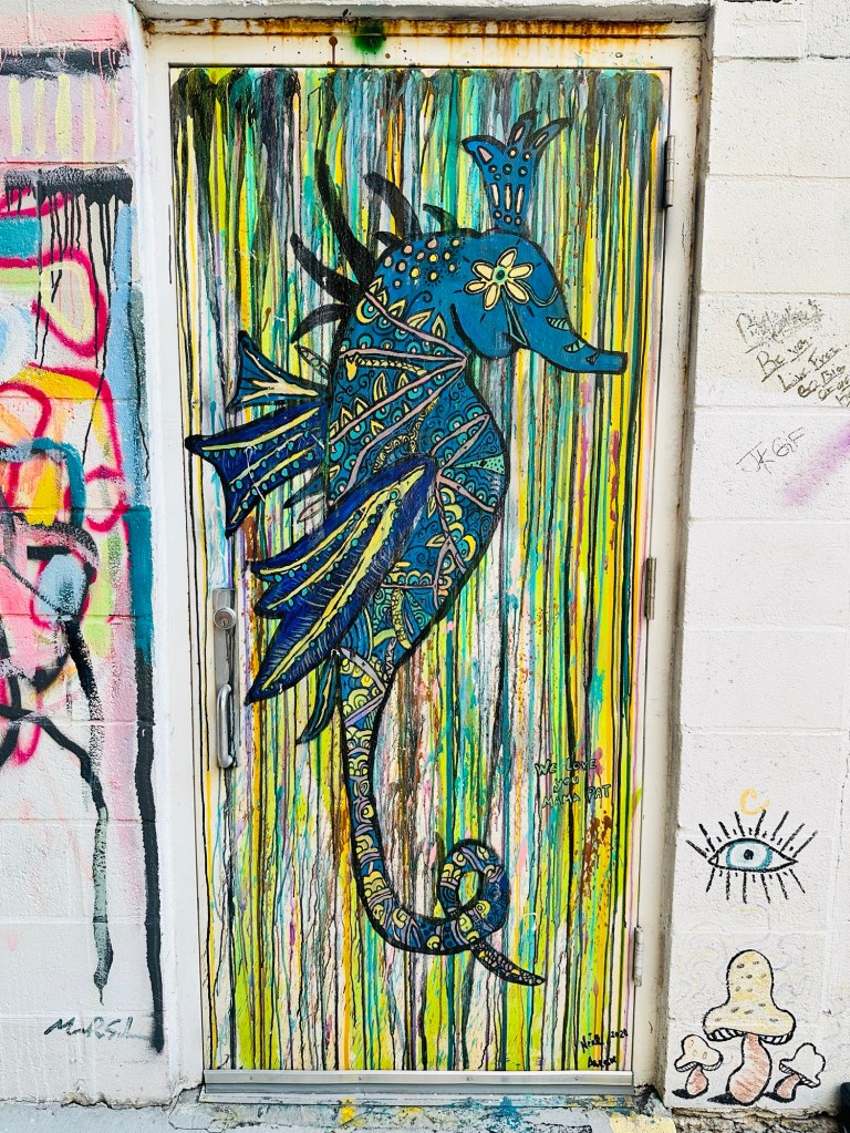 Fishbone Alley in Gulfport, Mississippi. Picture by Happy Vegan Campers.