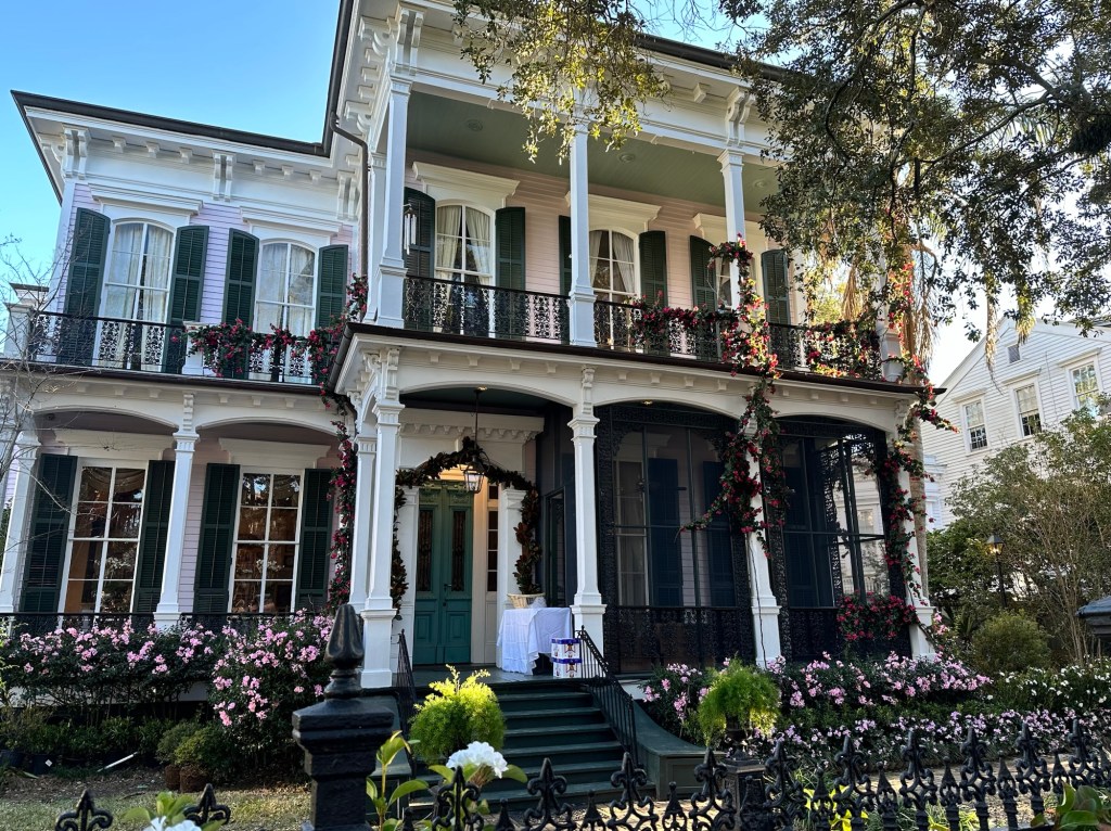 House used for Mayfair Witches TV show in New Orleans, Louisiana. Picture by Happy Vegan Campers.