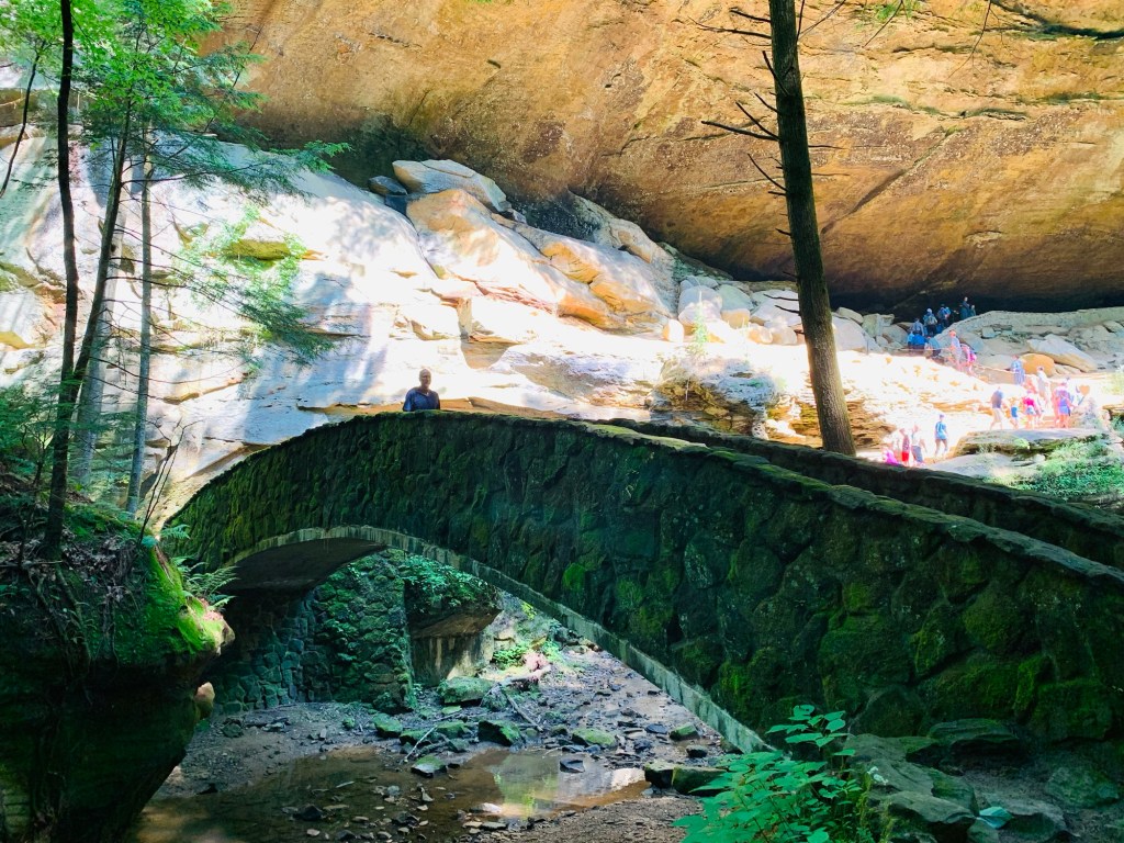 Old Man’s Cave in Hocking Hills, Ohio. Picture by Happy Vegan Campers.
