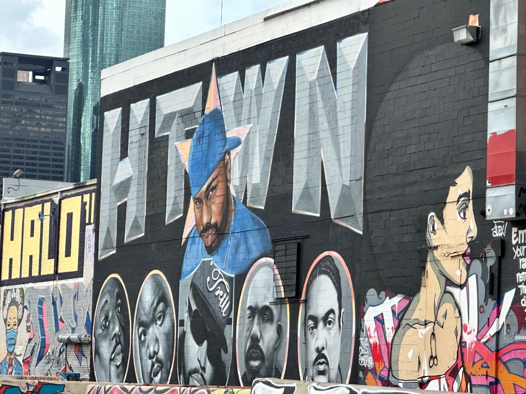 Graffiti Park in Houston, Texas. Picture by Happy Vegan Campers.