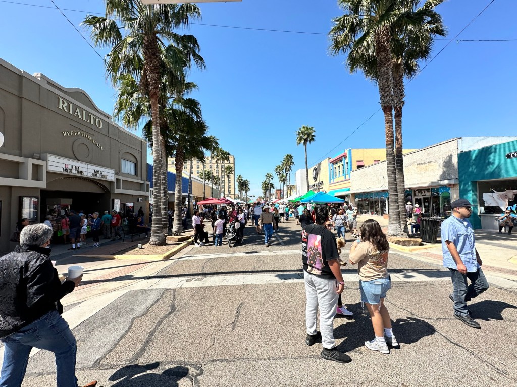 Jackson Street Market Day in Harlingen, Texas. Picture by Happy Vegan Campers.