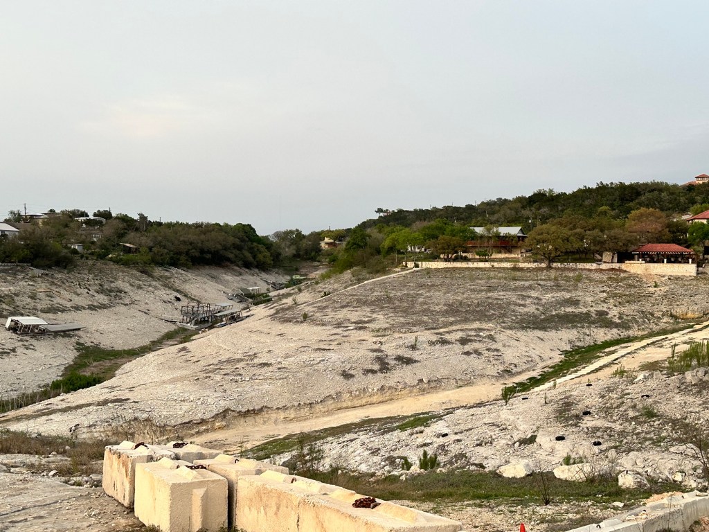 Medina Lake in Medina in Lakehills, Texas. Picture by Happy Vegan Campers.