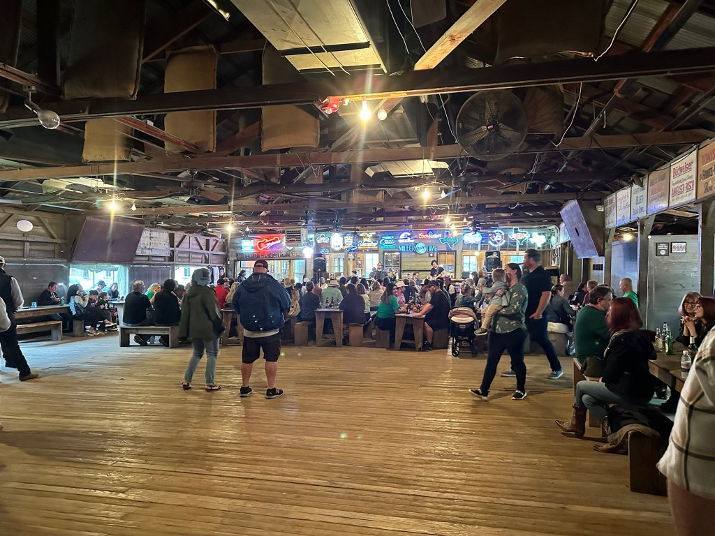 Gruene Hall in Gruene, Texas. Picture by Happy Vegan Campers.