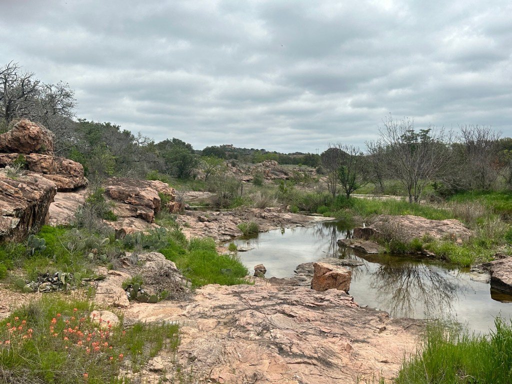 Happy Vegan Campers at Inks Lake State Park in Burnet Texas