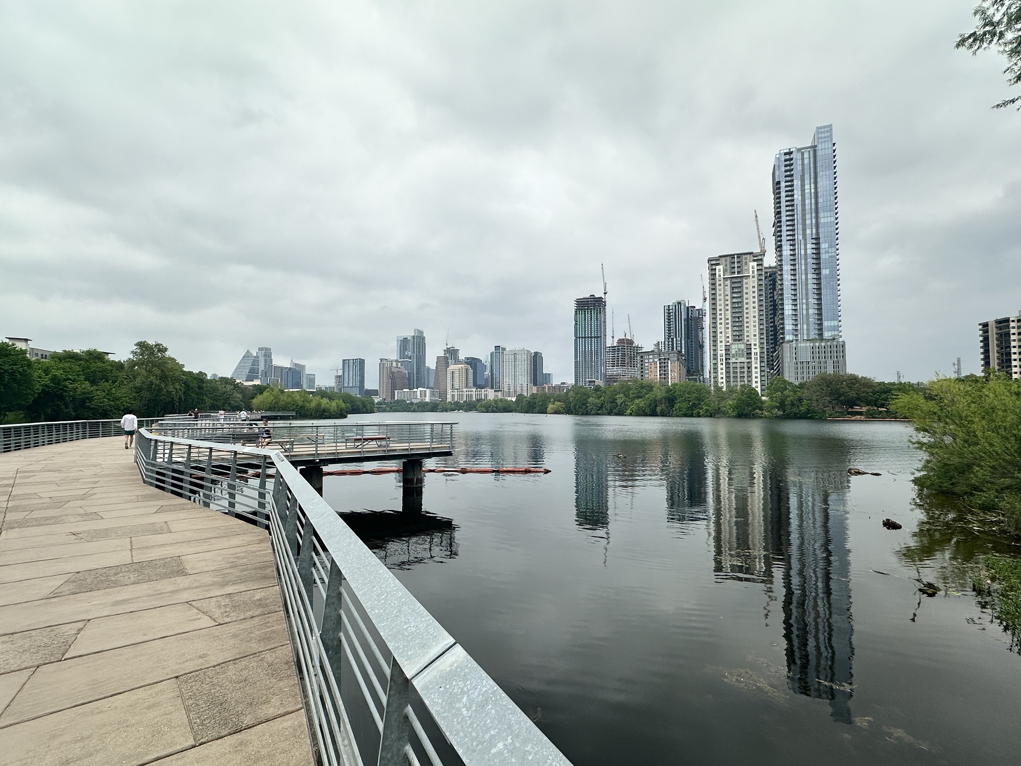 Happy Vegan Campers at Austin Boardwalk in Austin Texas