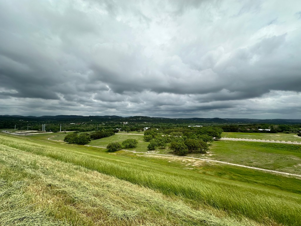 Happy Vegan Campers at Canyon Lake Dam in Canyon Lake Texas