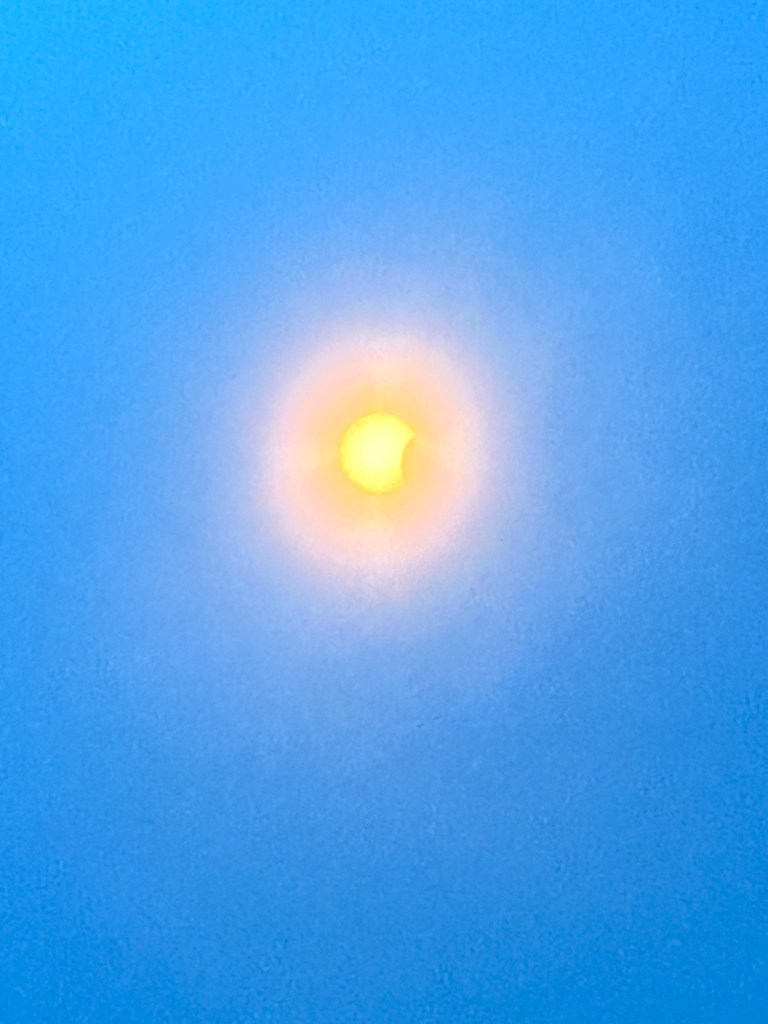 Happy Vegan Campers Total Eclipse in Blanco Texas