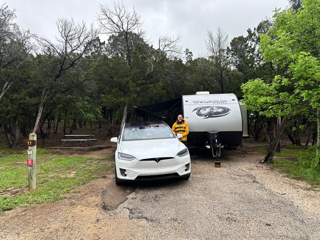 Campsite 11 at Meridian State Park in Meridian, Texas. Picture by Happy Vegan Campers.