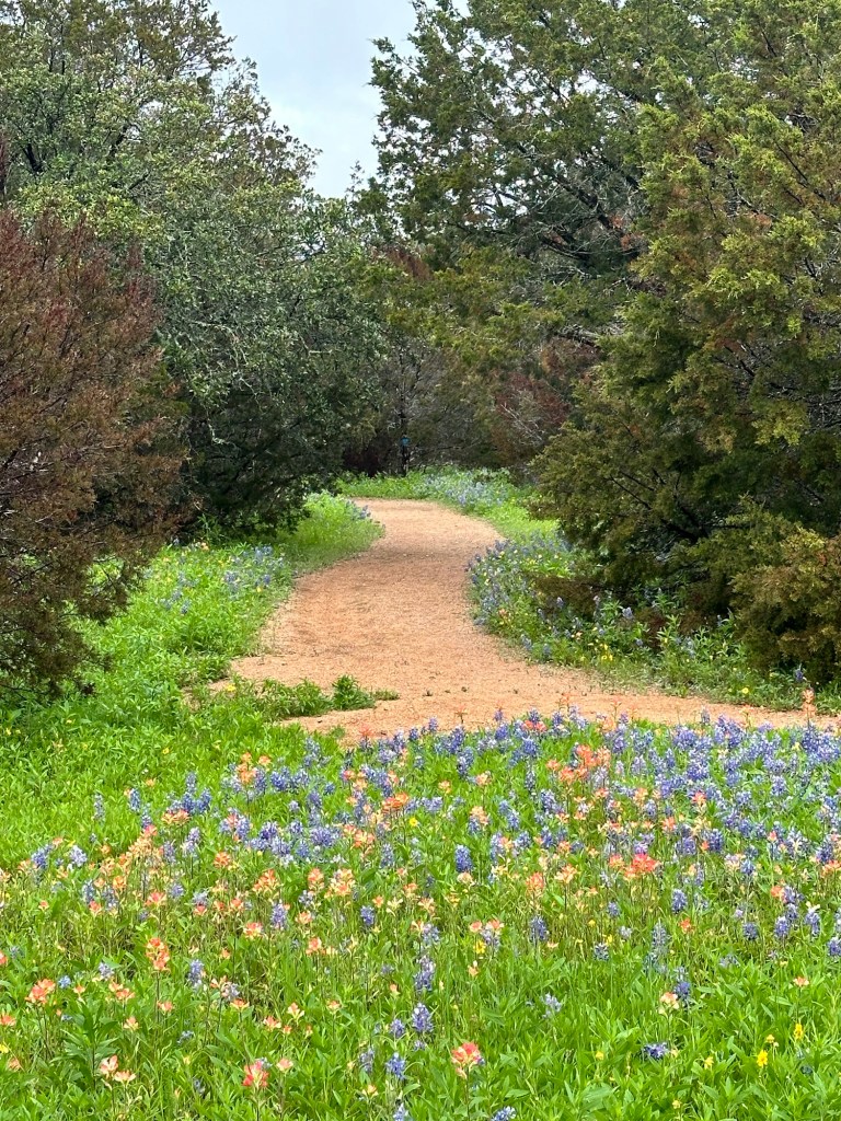 Trail at Meridian State Park in Meridian, Texas. Picture by Happy Vegan Campers.