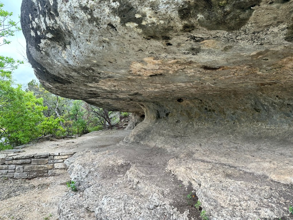 Bee Cave at Meridian State Park in Meridian, Texas. Picture by Happy Vegan Campers.
