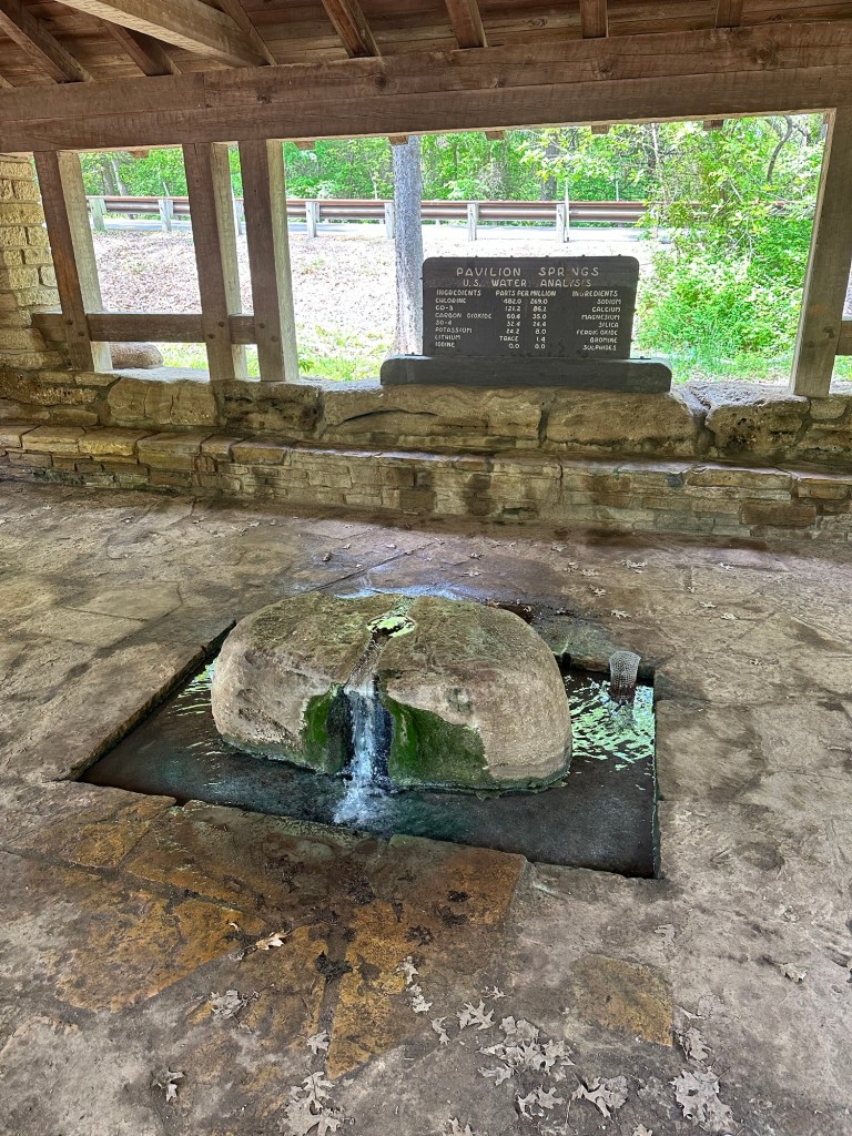 Happy Vegan Campers Chickasaw National Recreation Area natural spring