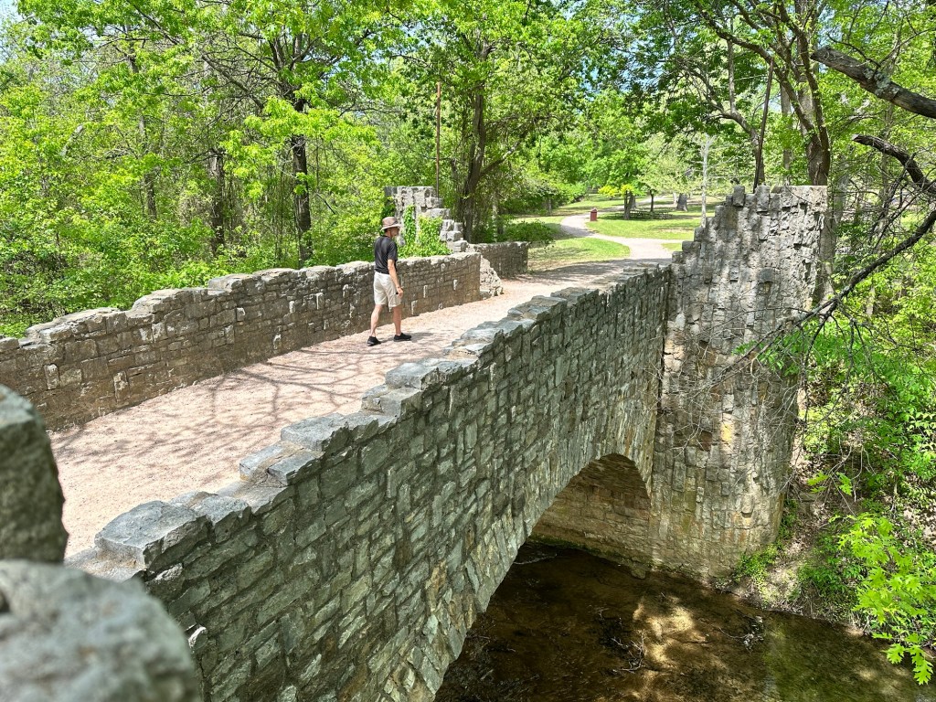 Happy Vegan Campers Chickasaw National Recreation Area bridge