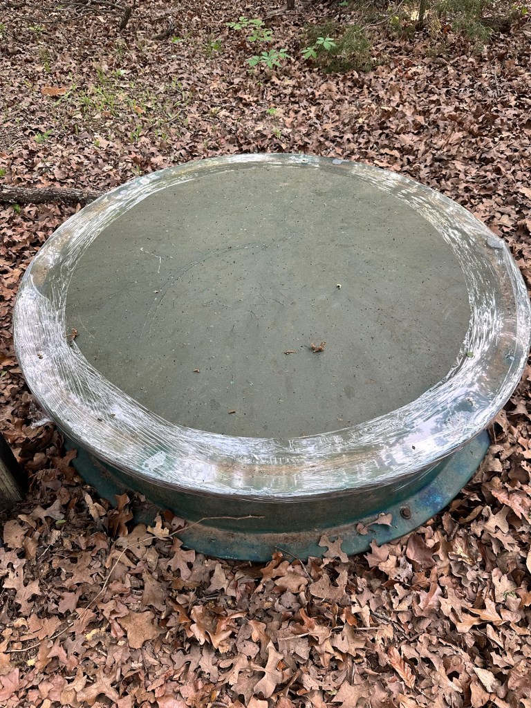 Happy Vegan Campers sewer issues at campsite Q46 at Thousand Trails Lake Texoma in Gordonville Texas