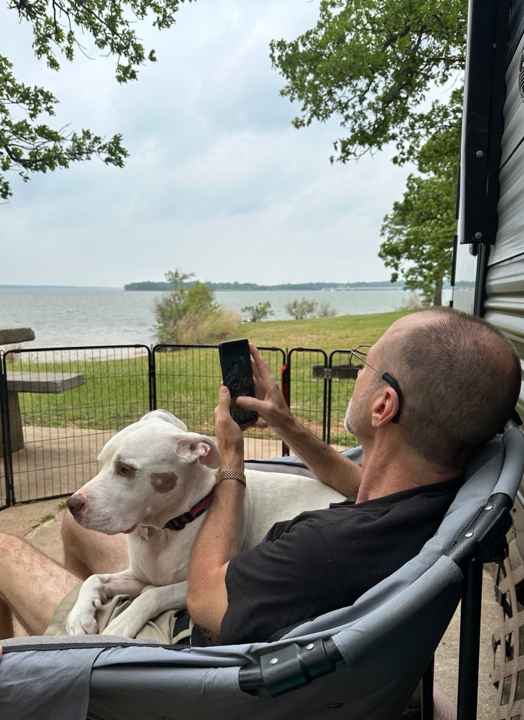 Happy Vegan Campers Lake Thunderbird State Park in Norman Oklahoma campsite 9