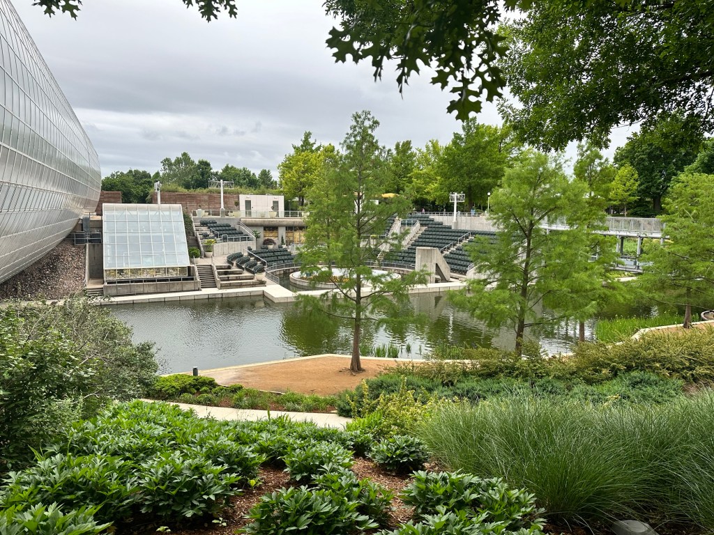 Happy Vegan Campers Myriad Botanical Garden in Oklahoma City Oklahoma