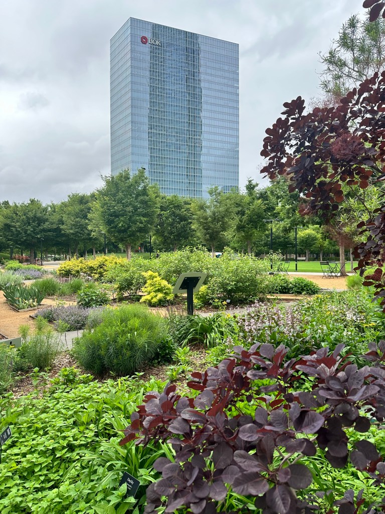 Happy Vegan Campers Myriad Botanical Garden in Oklahoma City Oklahoma