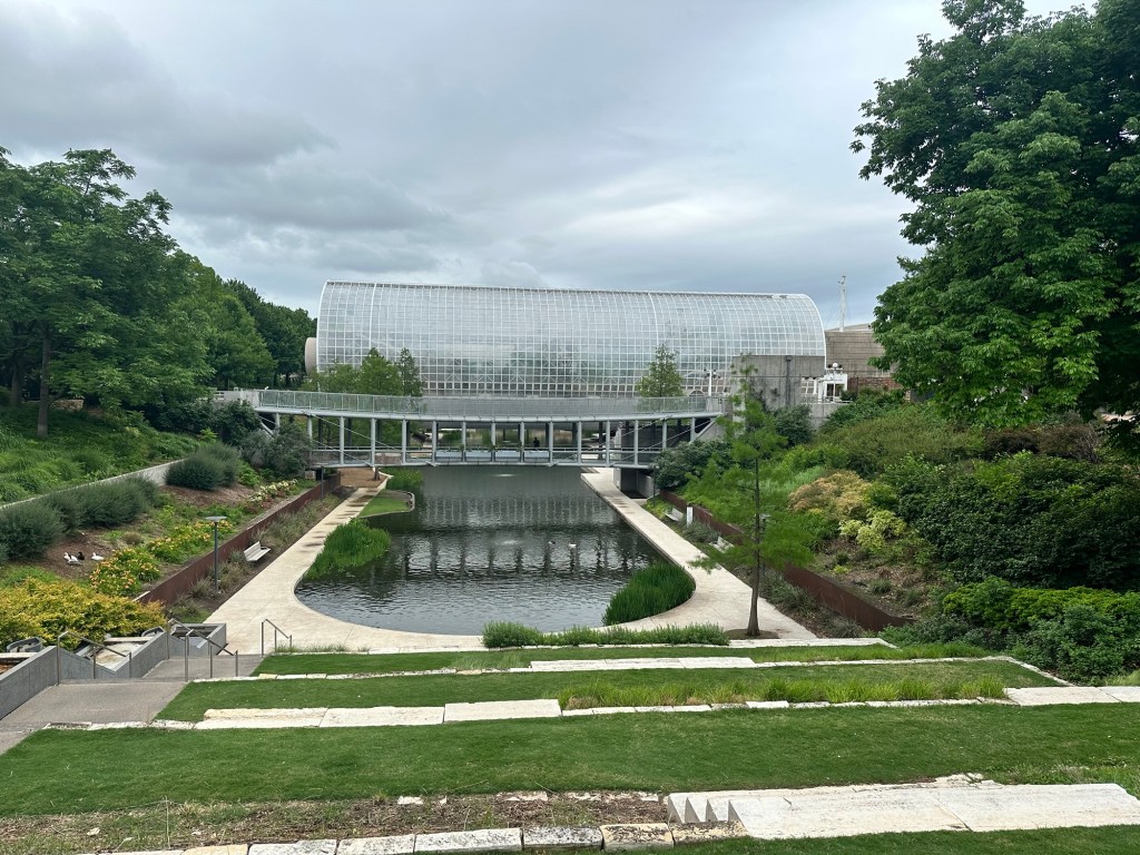 Happy Vegan Campers Myriad Botanical Garden in Oklahoma City Oklahoma