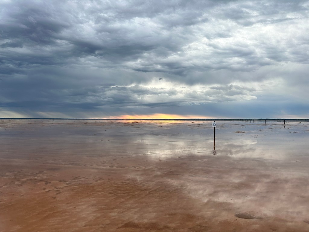 Happy Vegan Campers Salt Plains National Wildlife Refuge in Cherokee Oklahoma digging area