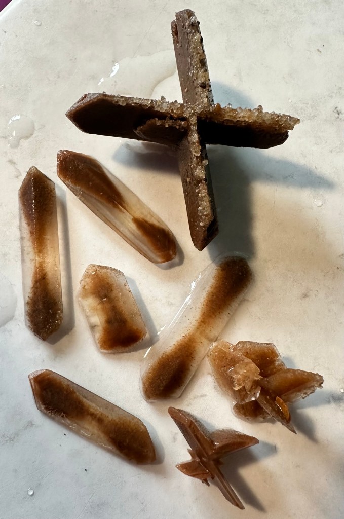 Happy Vegan Campers Salt Plains National Wildlife Refuge in Cherokee Oklahoma hourglass selenite crystals