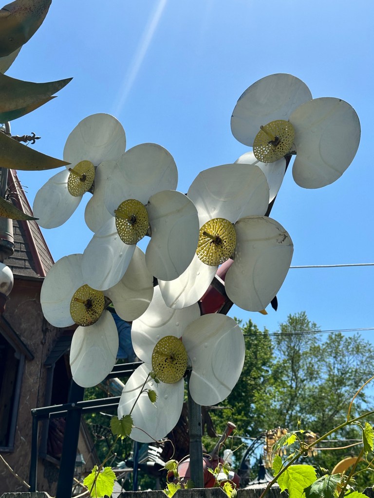 Happy Vegan Campers steampunk art at The Village in Wichita Kansas