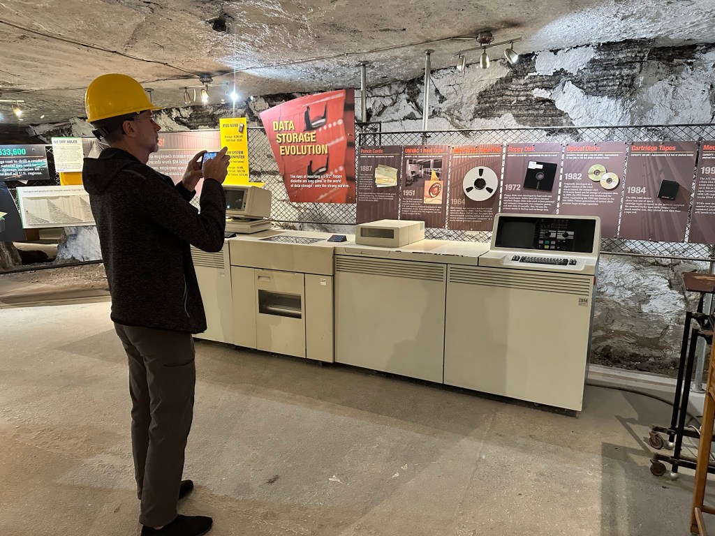 Happy Vegan Campers Strataca salt mine Hutchinson Kansas secure storage old computer