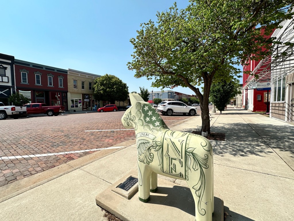 Happy Vegan Campers downtown Lindsborg Kansas