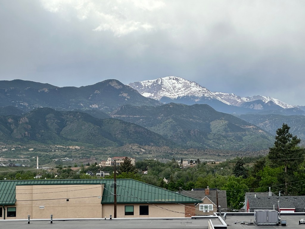 Happy Vegan Campers Mountain Views in Colorado Springs Colorado
