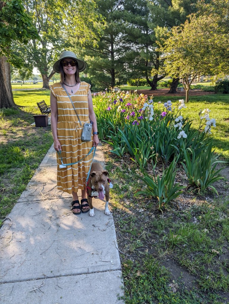 Happy Vegan Campers Eisenhower Park Rose Garden in Abilene Kansas
