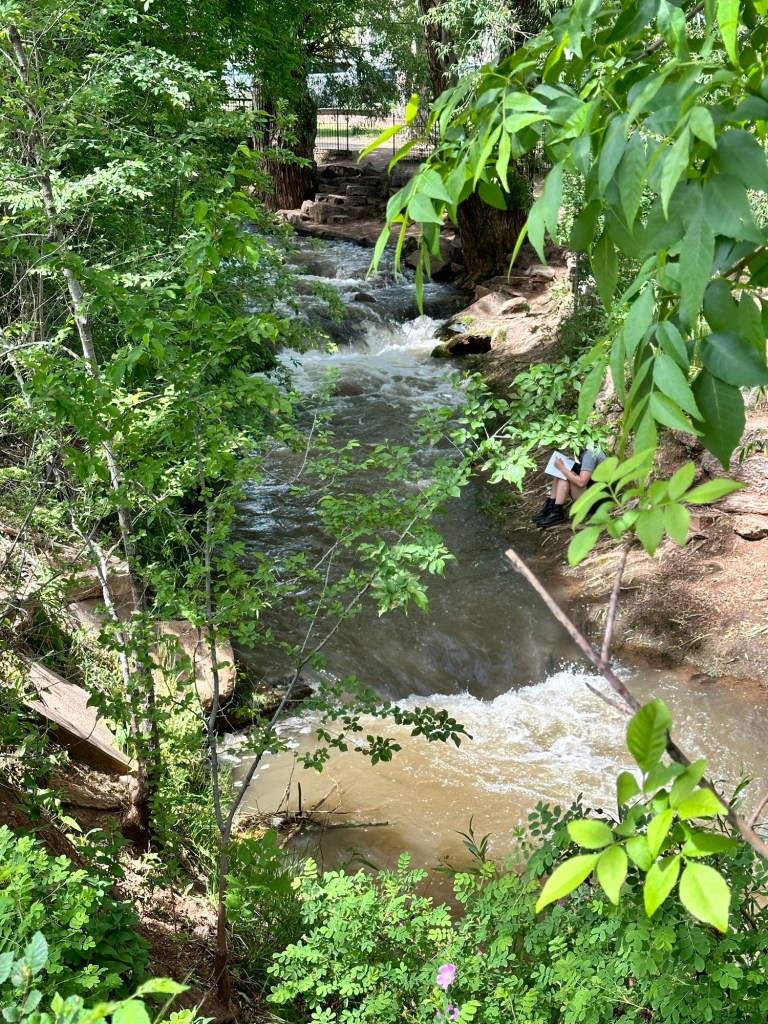 Happy Vegan Campers river in Manitou Springs Colorado