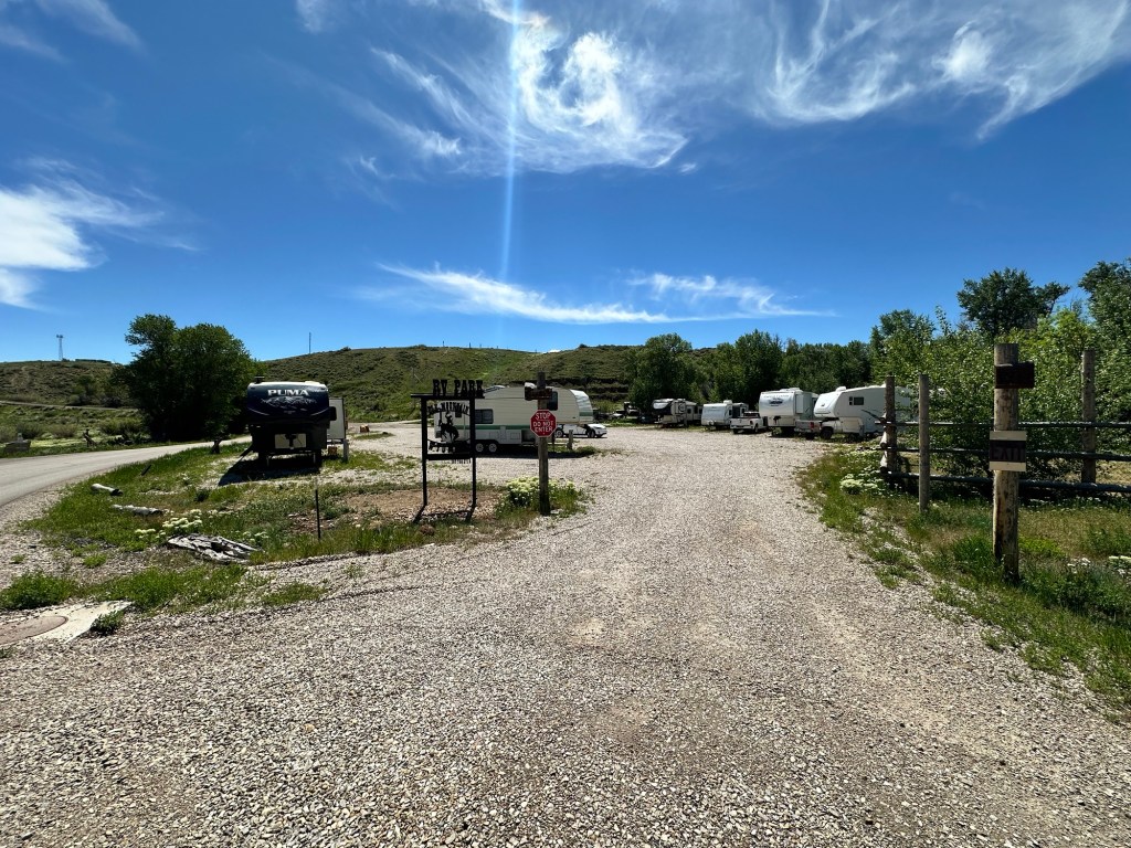 Happy Vegan Campers Elk Mountain RV Park in Elk Mountain Wyoming