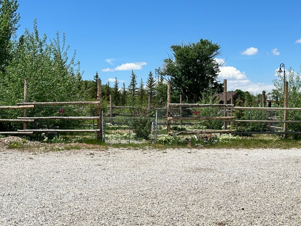 Happy Vegan Campers Elk Mountain RV Park in Elk Mountain Wyoming dog park (?)