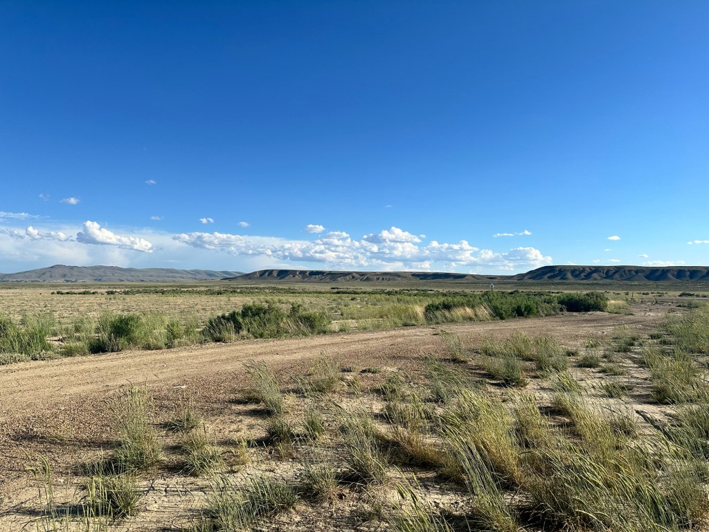 Happy Vegan Campers BLM dispersed camping near Rock Springs Wyoming