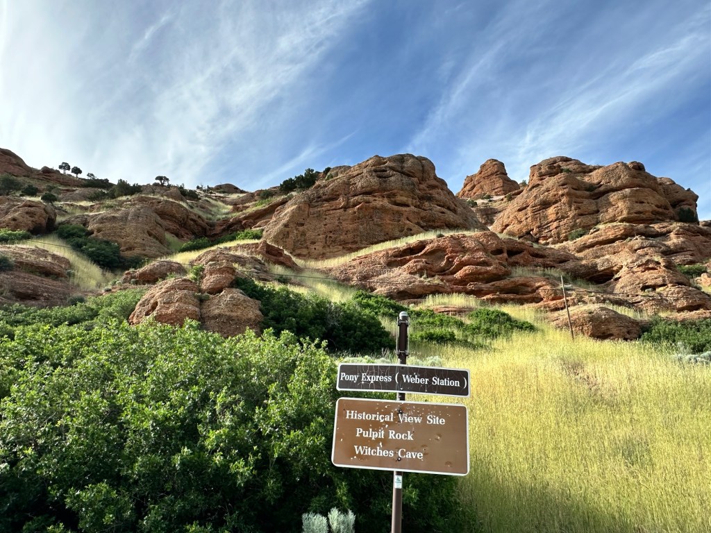 Happy Vegan Campers Echo Utah site of Pony Express