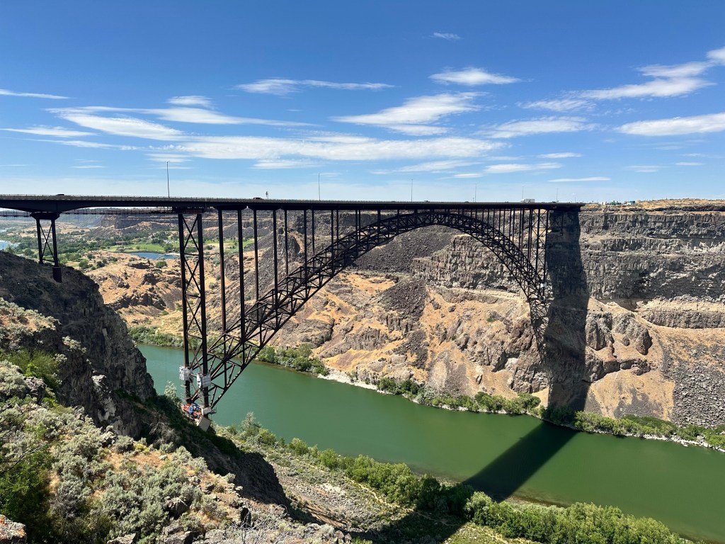 Happy Vegan Campers Snake River and Perrine Bridge in Twin Falls Idaho