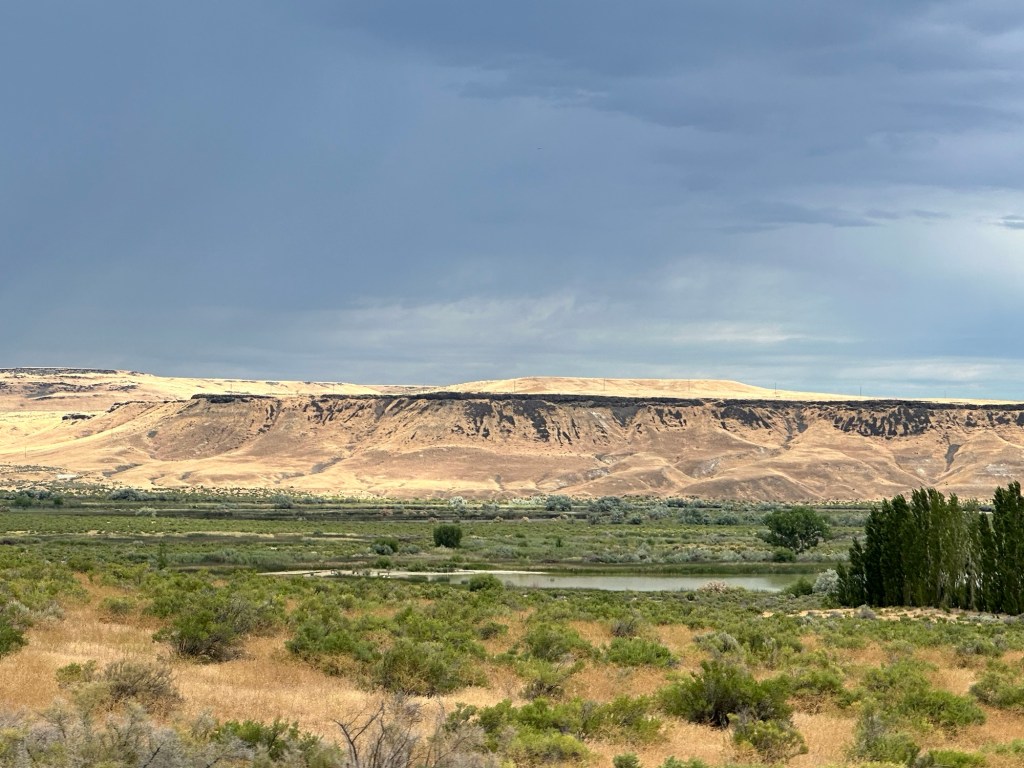 View from Bruneau Dunes State Park in Bruneau, Idaho by Happy Vegan Campers