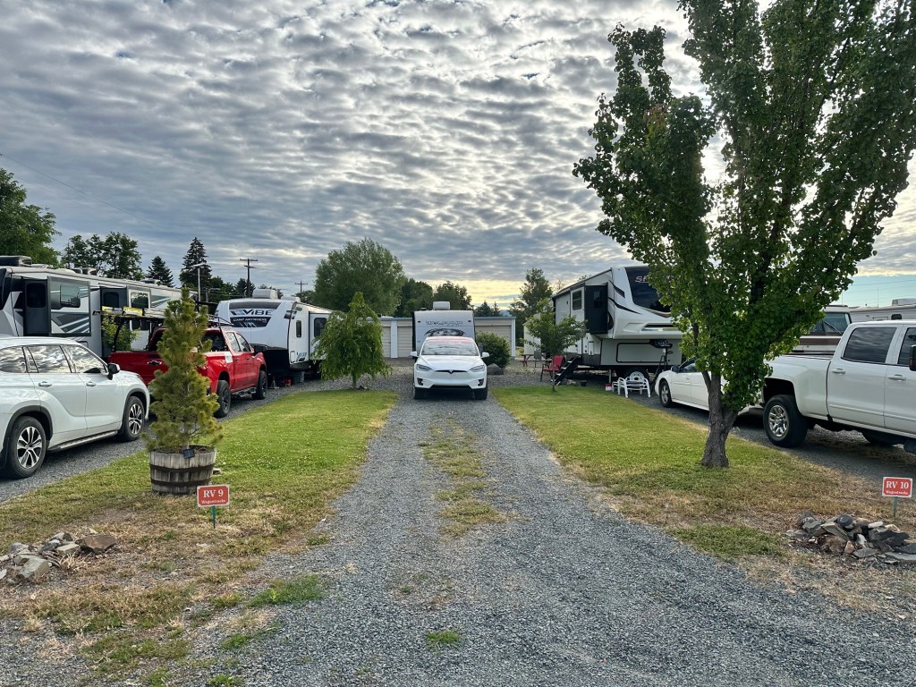 Wagontracks RV Campground in North Powder, Oregon. Picture by Happy Vegan Campers.