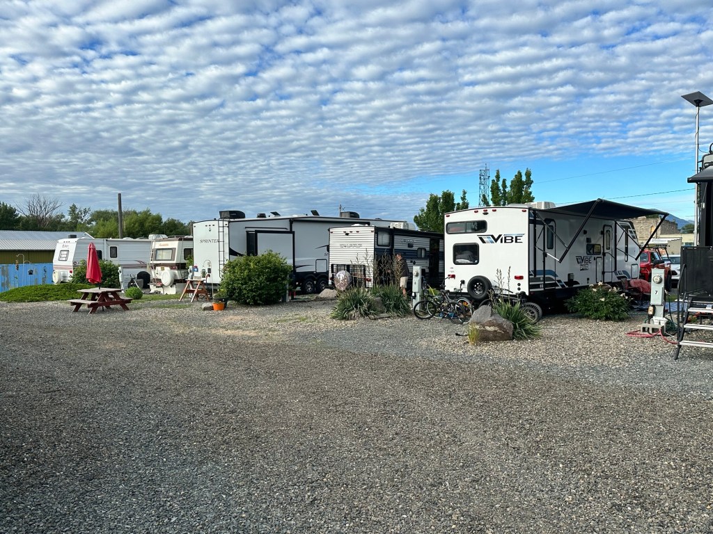 Wagontracks RV Campground in North Powder, Oregon. Picture by Happy Vegan Campers.