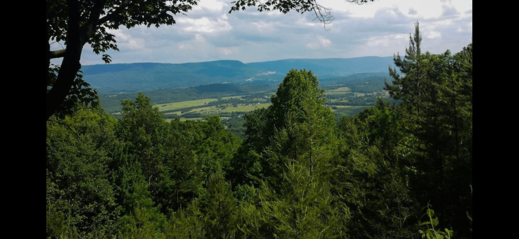 Happy Vegan Campers future site of passive house overlooking Sequatchie Valley