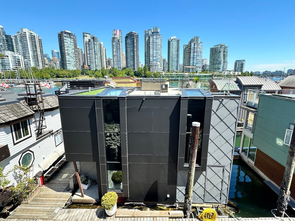 Houseboat at Granville Island in Vancouver BC by Happy Vegan Campers