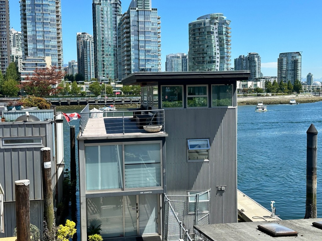 Houseboat at Granville Island in Vancouver BC by Happy Vegan Campers