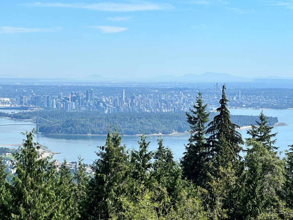 View from Cypress Lookout near Vancouver BC by Happy Vegan Campers