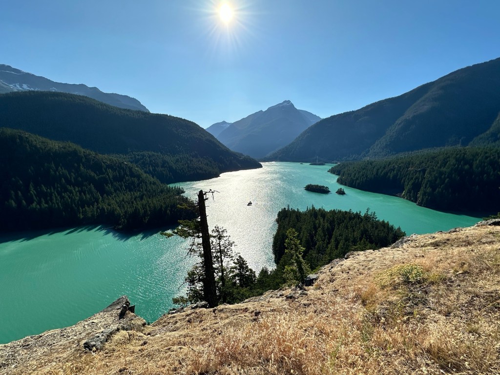 Diablo Lake at North Cascades National Park by Happy Vegan Campers