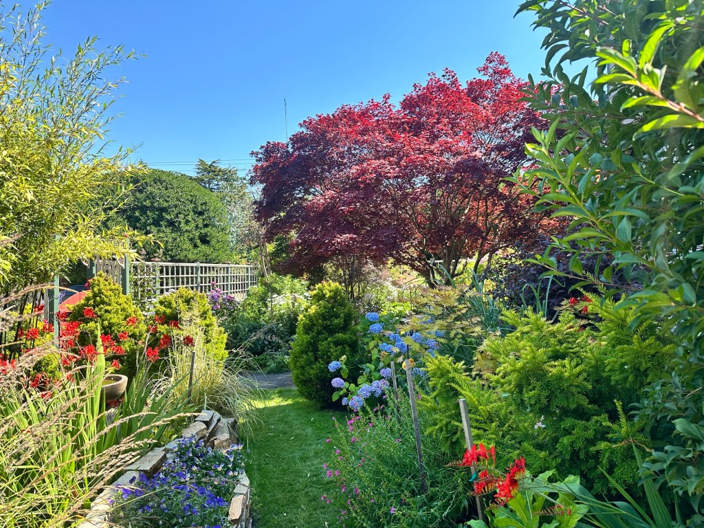 Private garden in Port Townsend, Washington by Happy Vegan Campers