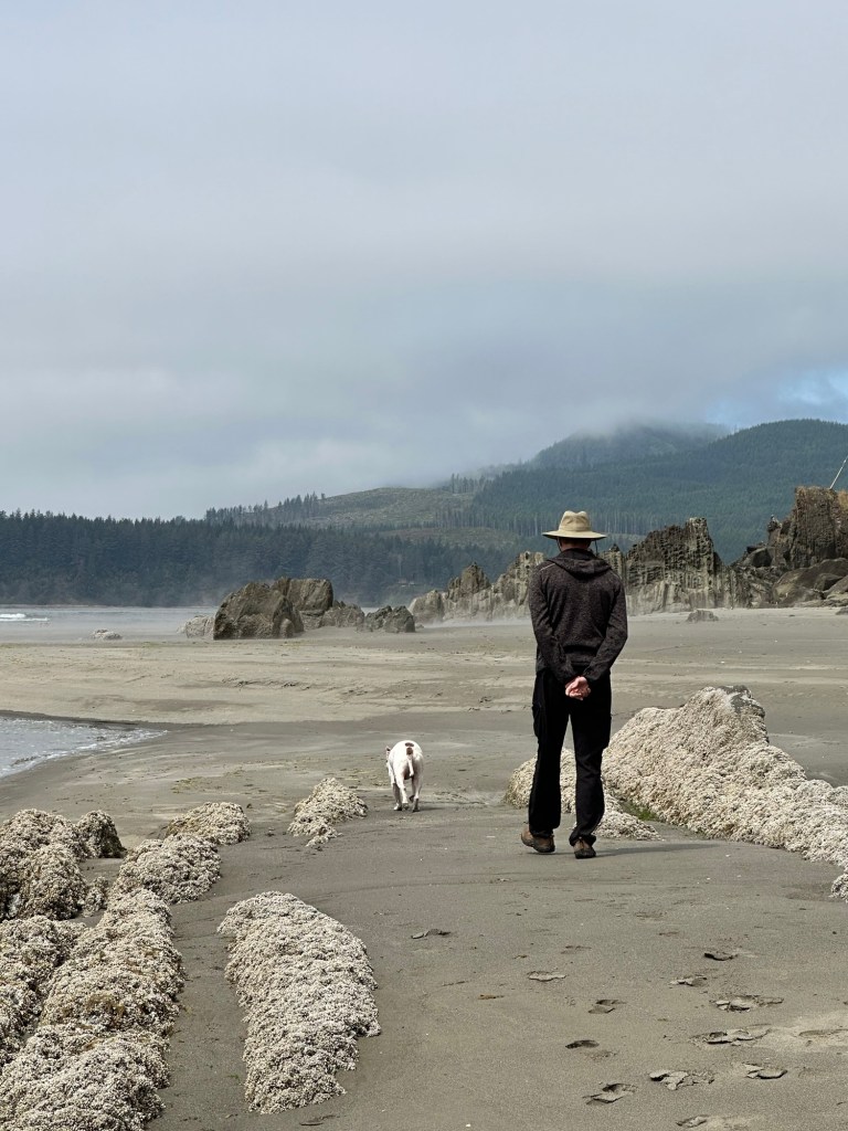 Daniel and Peter at Bahobohosh Point in Washington by Happy Vegan Campers