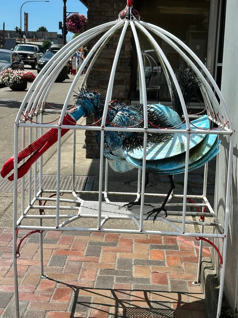 Sidewalk art in Aberdeen, Washington by Happy Vegan Campers