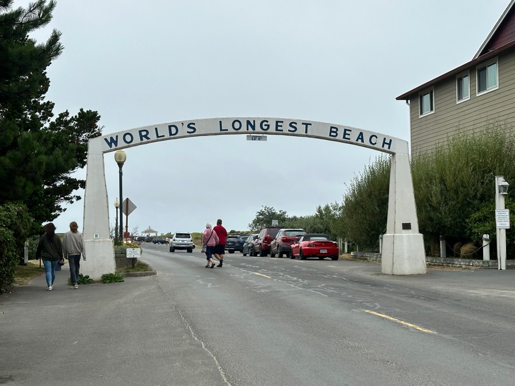 Arch to World’s Longest Beach in Long Beach, Washington by Happy Vegan Campers