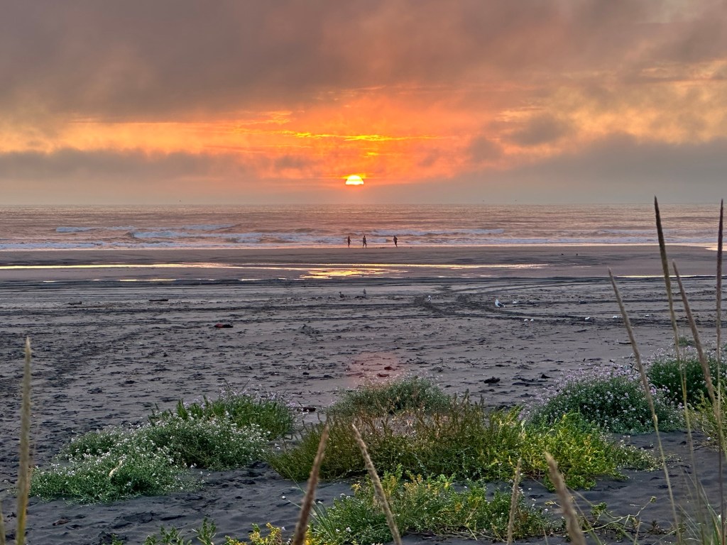 Sunset in Seaview, Washington by Happy Vegan Campers